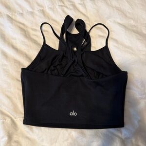 ALO Yoga Black Crop Top